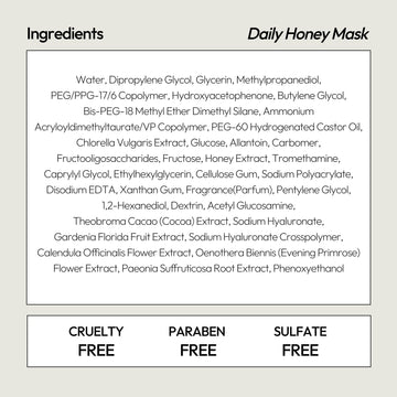 LAPCOS honey serum pool image suggesting extra hydration
