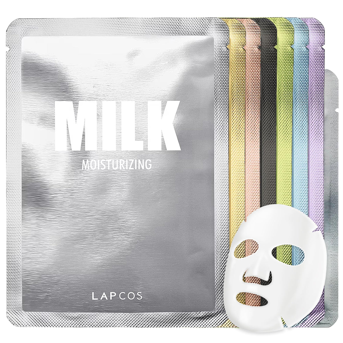 LAPCOS mascarilla diaria de colágeno para hidratación profunda y firmeza.