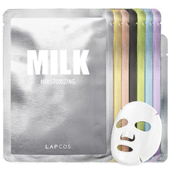 LAPCOS mascarilla diaria de colágeno para hidratación profunda y firmeza.