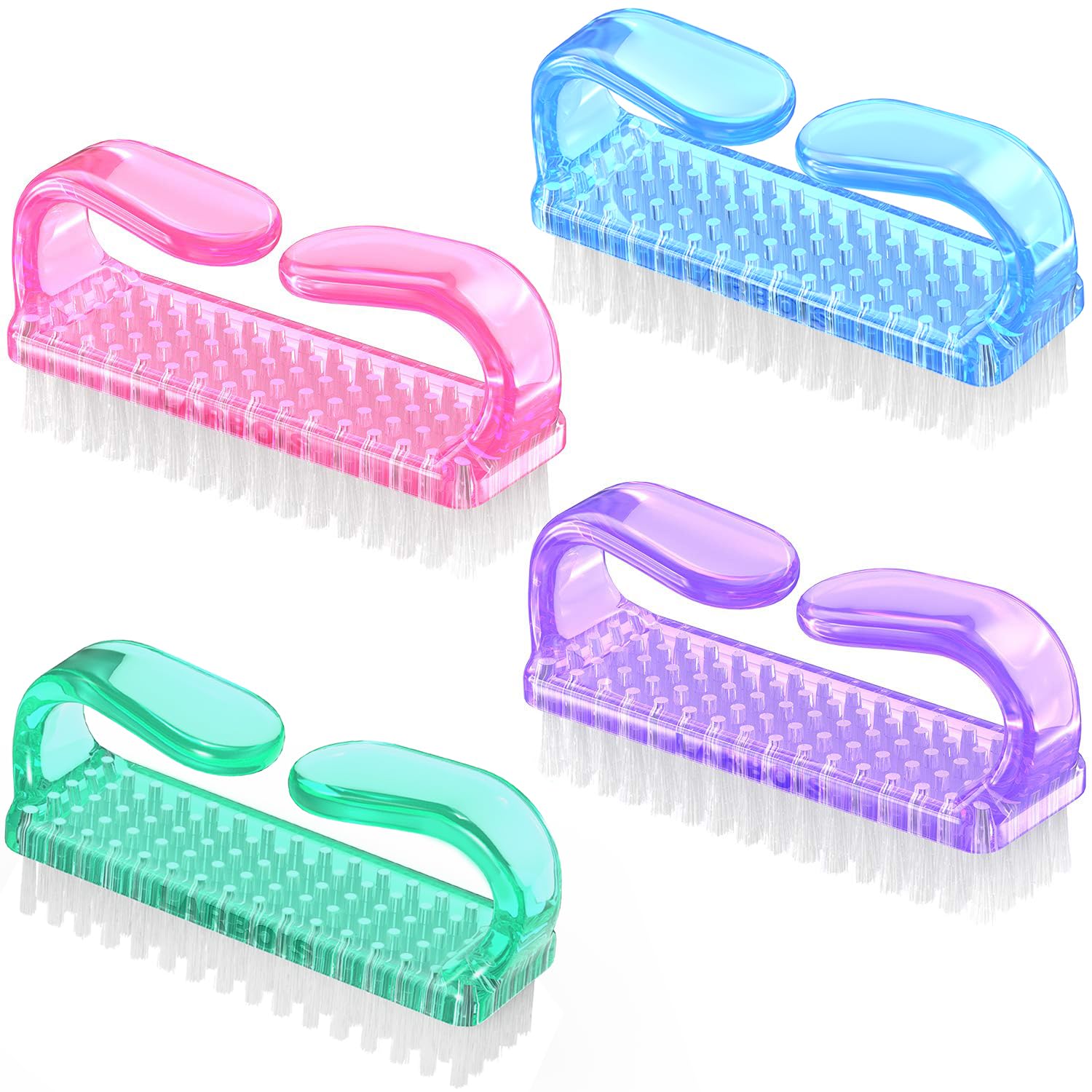Cepillo de uñas Larbois con agarre ergonómico para limpieza diaria.