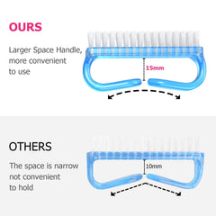 Larbois cepillo uñas, cerdas flexibles para limpieza suave.