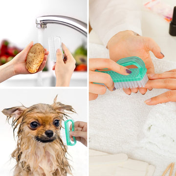 Larbois cepillo uñas para cocina, baño y jardín, elimina suciedad de dedos