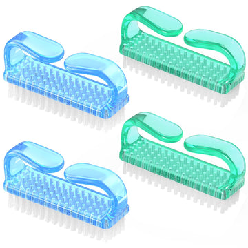 Larbois cepillos para uñas con mango ergonómico, cómodo para sujetar.