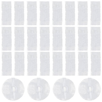 Larrel cubiertas de orejas desechables para ducha, protección impermeable durante el baño