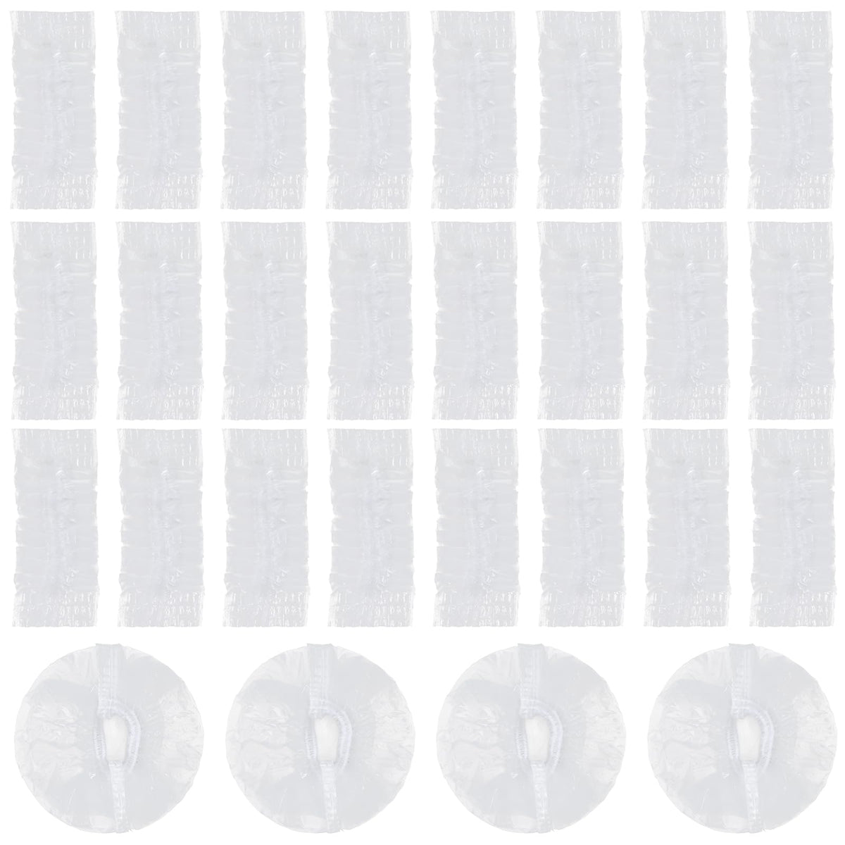 Larrel cubiertas de orejas desechables para ducha, protección impermeable durante el baño
