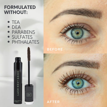Lash Next Door Espresso Mascara: fórmula sin grumos para un acabado suave