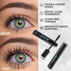 Lash Next Door Mascara volumen y longitud con brocha para pestañas más llenas.