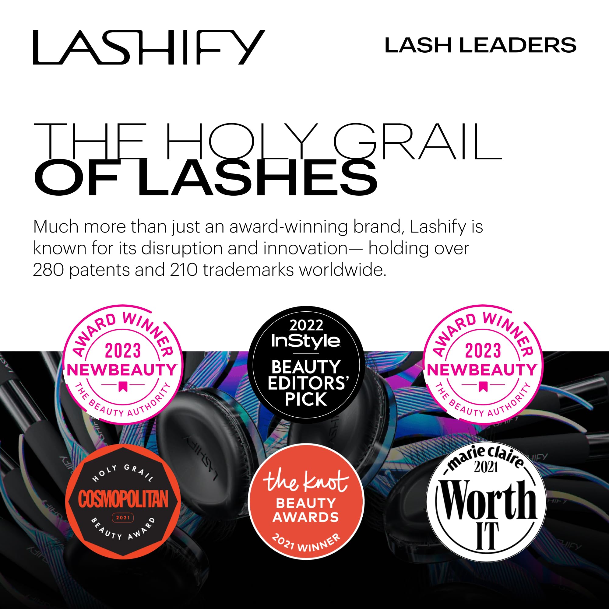 lashify amplify paciencia y cuidado de 12–24 horas para fijación.