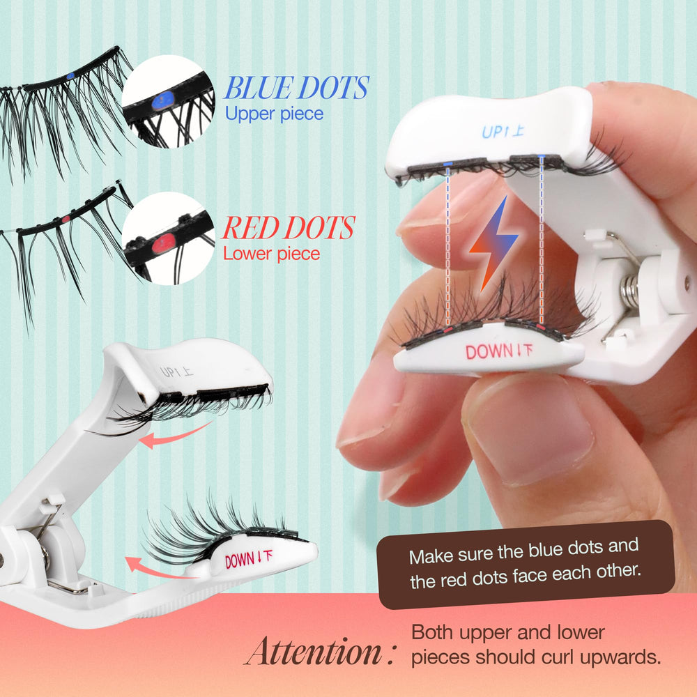 Aspecto natural gracias a imanes ultrafinos de LASHVIEW