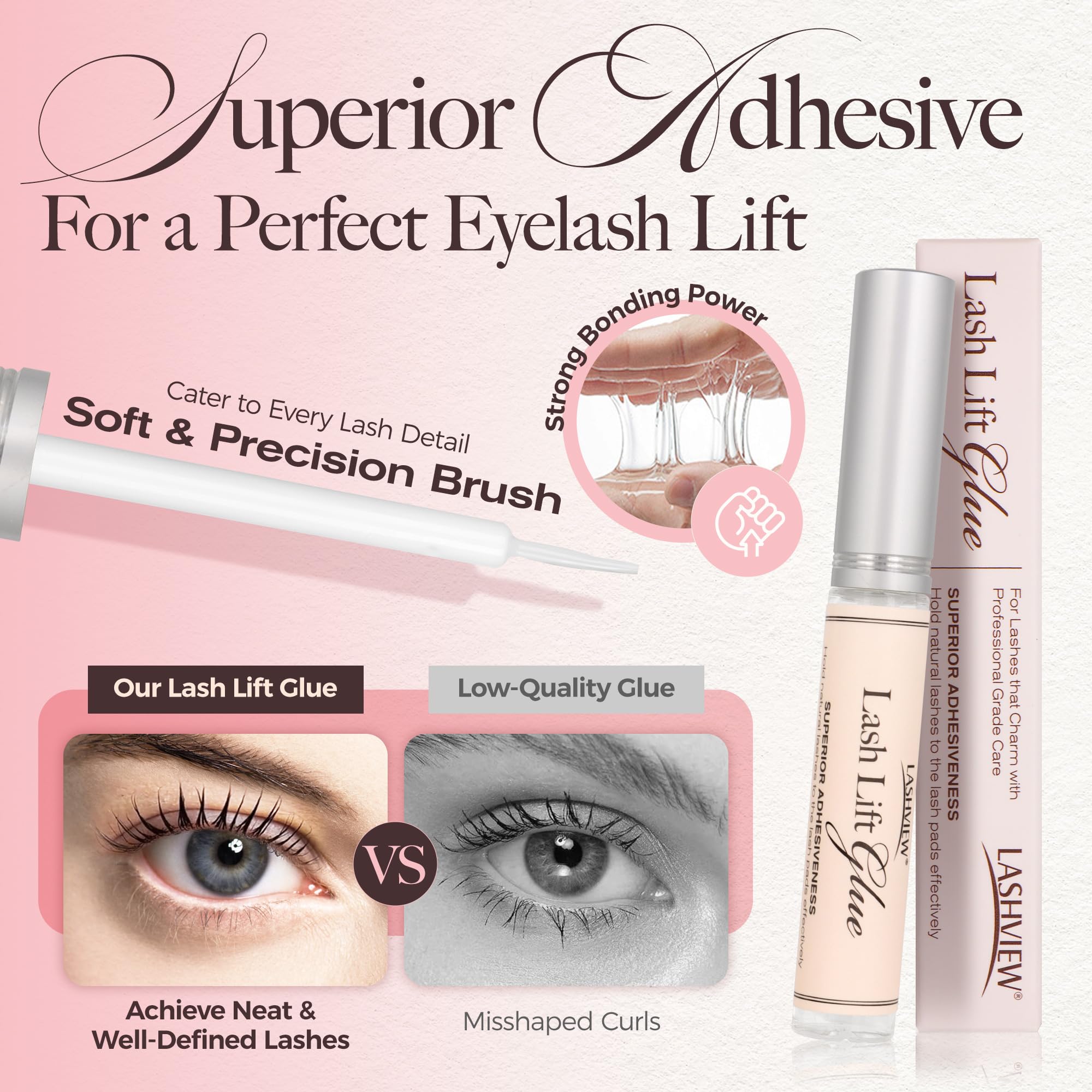 LASHVIEW Lash Lift Kit instruction guide supports easy operation for beginners