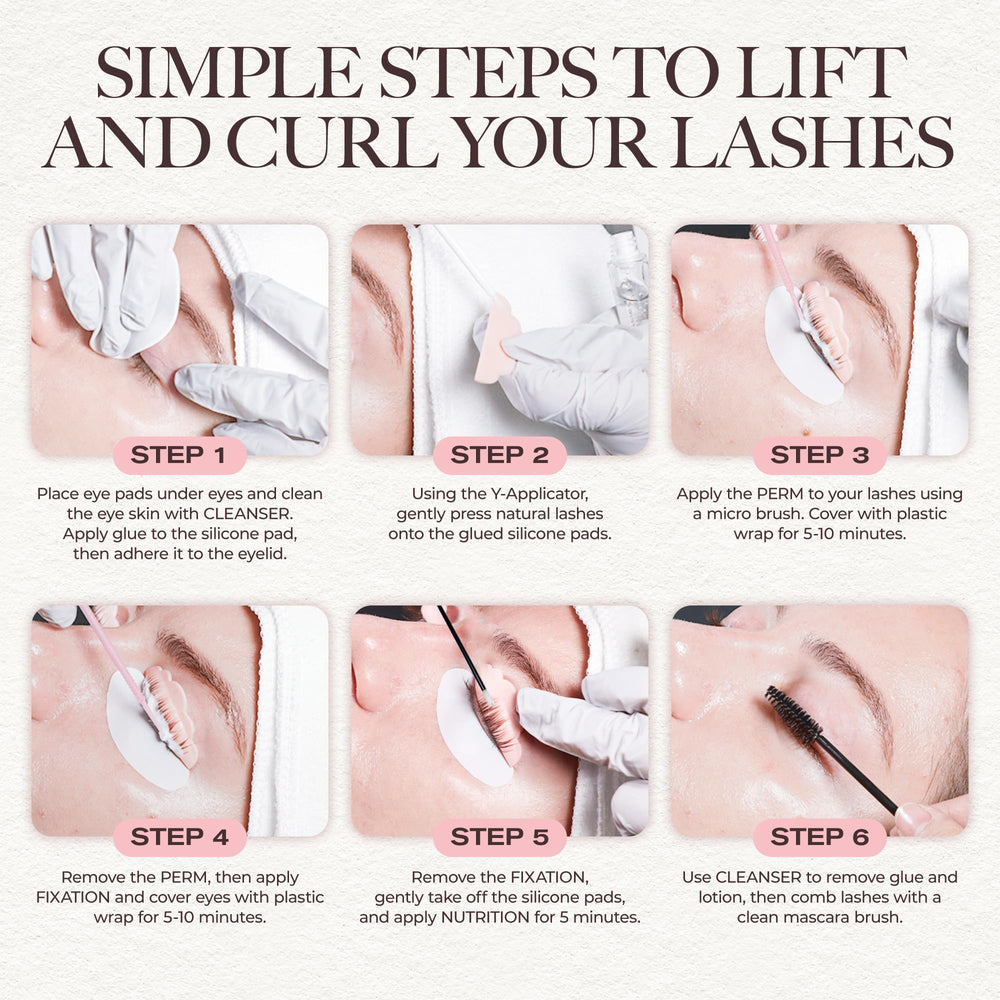 LASHVIEW Lash Lift Kit for professional salon use provides consistent curl results