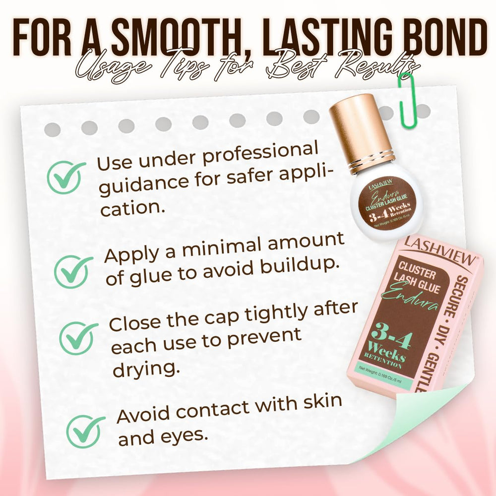LASHVIEW lash remover kit enabling easy, gentle clean-off after wear.