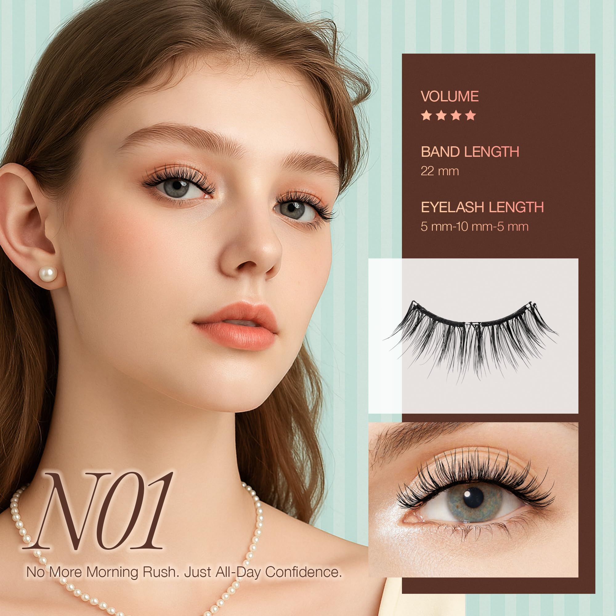 Lashview pestanas magneticas duracion 48h para un look estable.