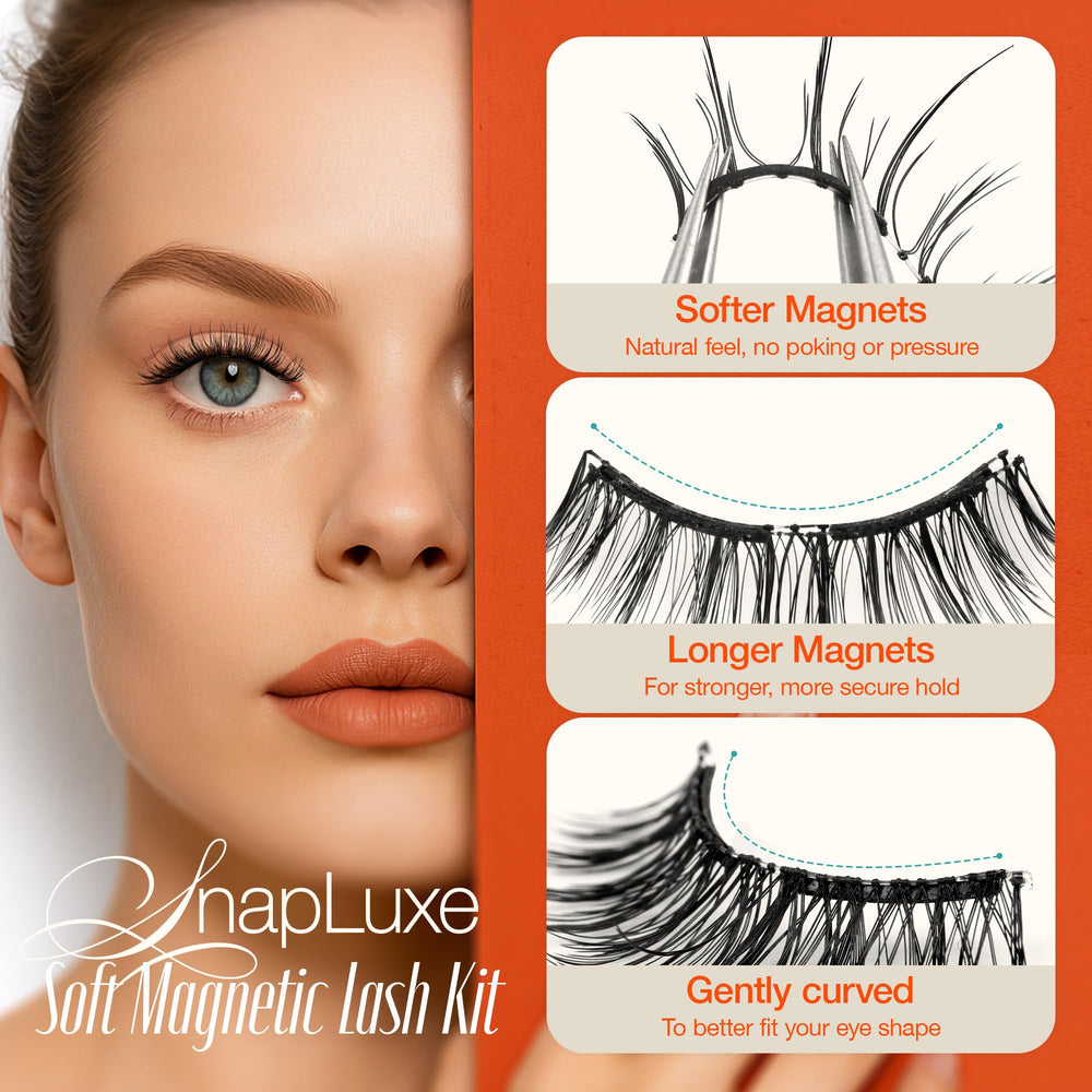 LashVIEW pestañas magnéticas reutilizables con 100+ usos.