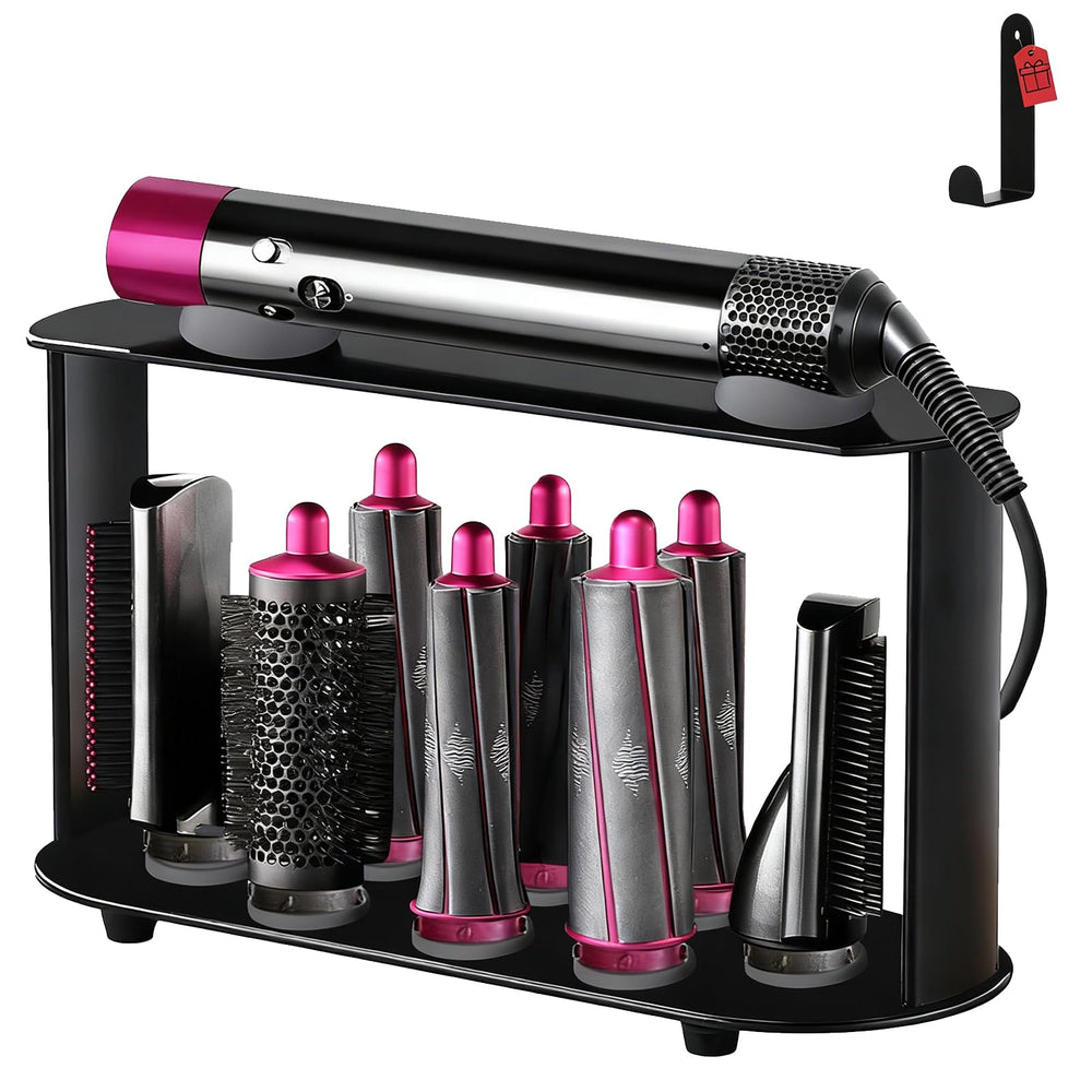Soporte Lasvea para Dyson Airwrap con barril de 6 pulgadas, orden en la encimera.
