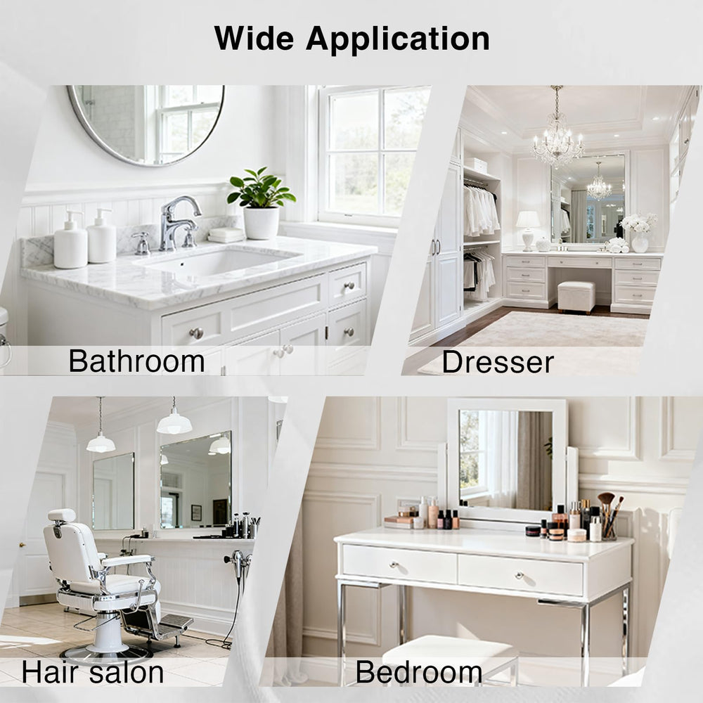 Uso versátil en baño, dormitorio o salón para accesorios de belleza.