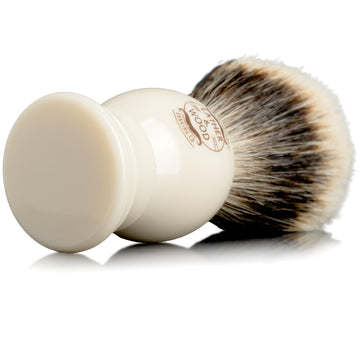 Brocha de tejon puro Lather & Wood ideal para navaja o maquinilla.