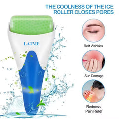 LATME rodillo facial masaje suave que favorece la circulación y brillo natural.