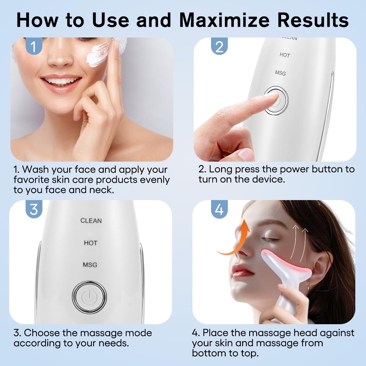 LATME masaje facial-modos-masaje: tres modos para adaptar la experiencia