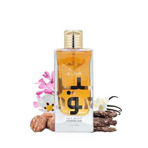 Lattafa Ameer Al Oud Intense Oud, caja regalo elegante para regalo olfativo