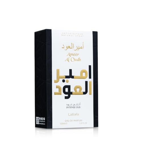 Lattafa Ameer Al Oud Intense Oud, spray ambiental para atmósfera envolvente