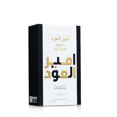 Lattafa Ameer Al Oud Intense Oud, spray ambiental para atmósfera envolvente
