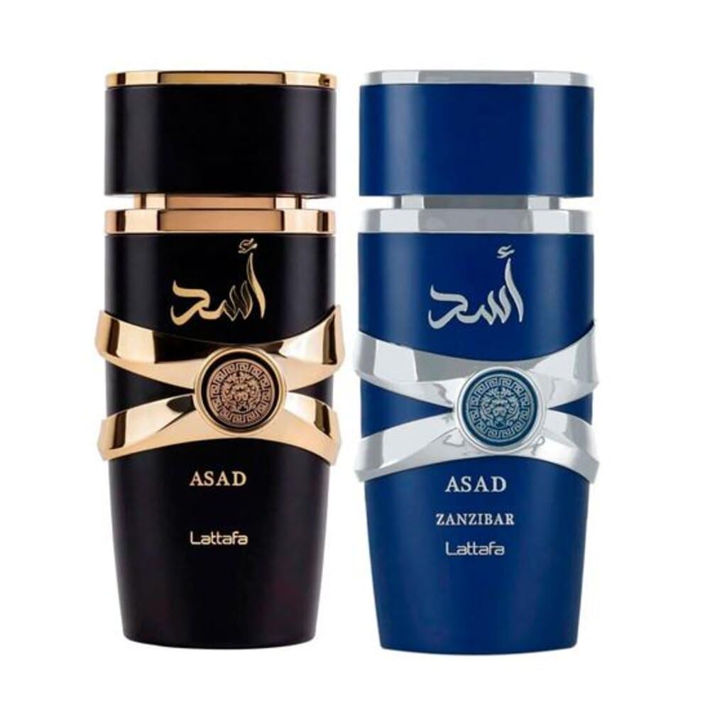 Lattafa Asad 5ª Edición: botella de presentación premium para regalo elegante.