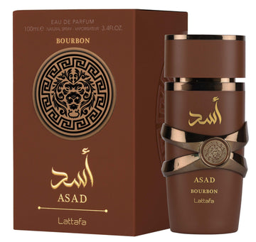 Lattafa Asad Bourbon, etiqueta dorada, lujo discreto para ocasiones especiales