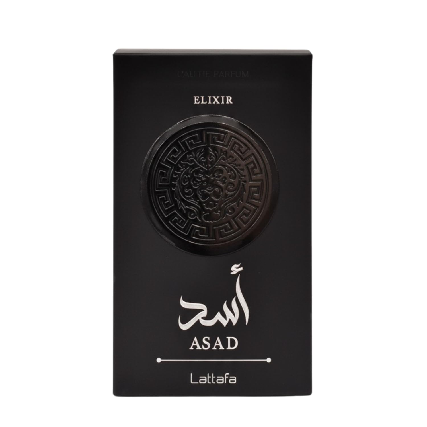 Lattafa Asad Elixir: envase elegante para la colección de fragancias
