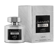 Lattafa Confidential Platinum: corazón floral sofisticado del aroma