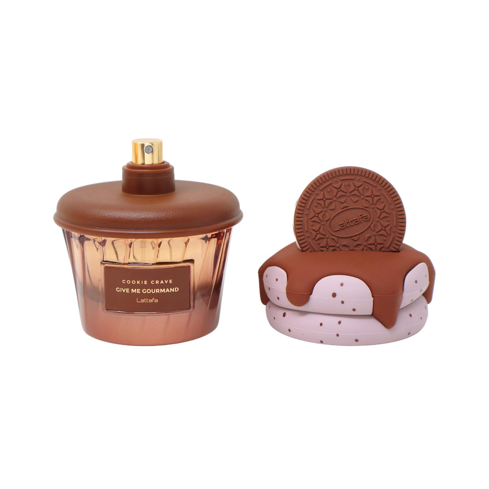 Lattafa Cookie Crave: notas de vainilla dulce para un toque gourmet.
