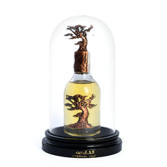 Lattafa Eternal Oud middle notes heliotrope and orchid reveal refined florals.