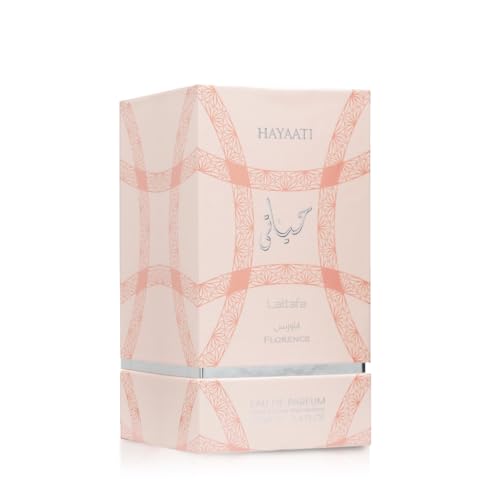 Lattafa Hayaati Florence, spray portátil para llevar y perfumar