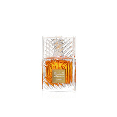 Lattafa Khamrah: botella elegante para salidas nocturnas y duraderas.