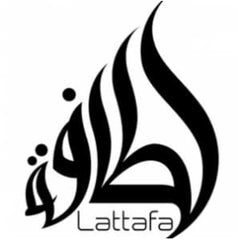 Lattafa logo on premium packaging – refined presentation enhances unboxing.