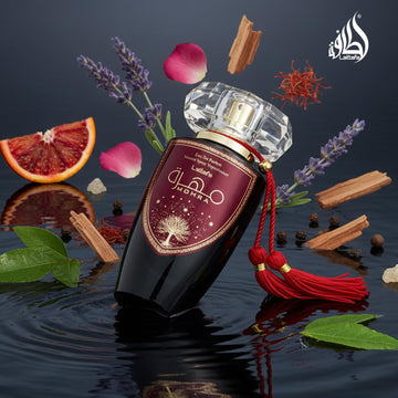 Lattafa Mohra, envase caja, presentación elegante para colección o regalo
