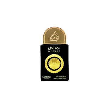 Lattafa Pride Arte del Universo en frasco 20 ml, fragancia envolvente.