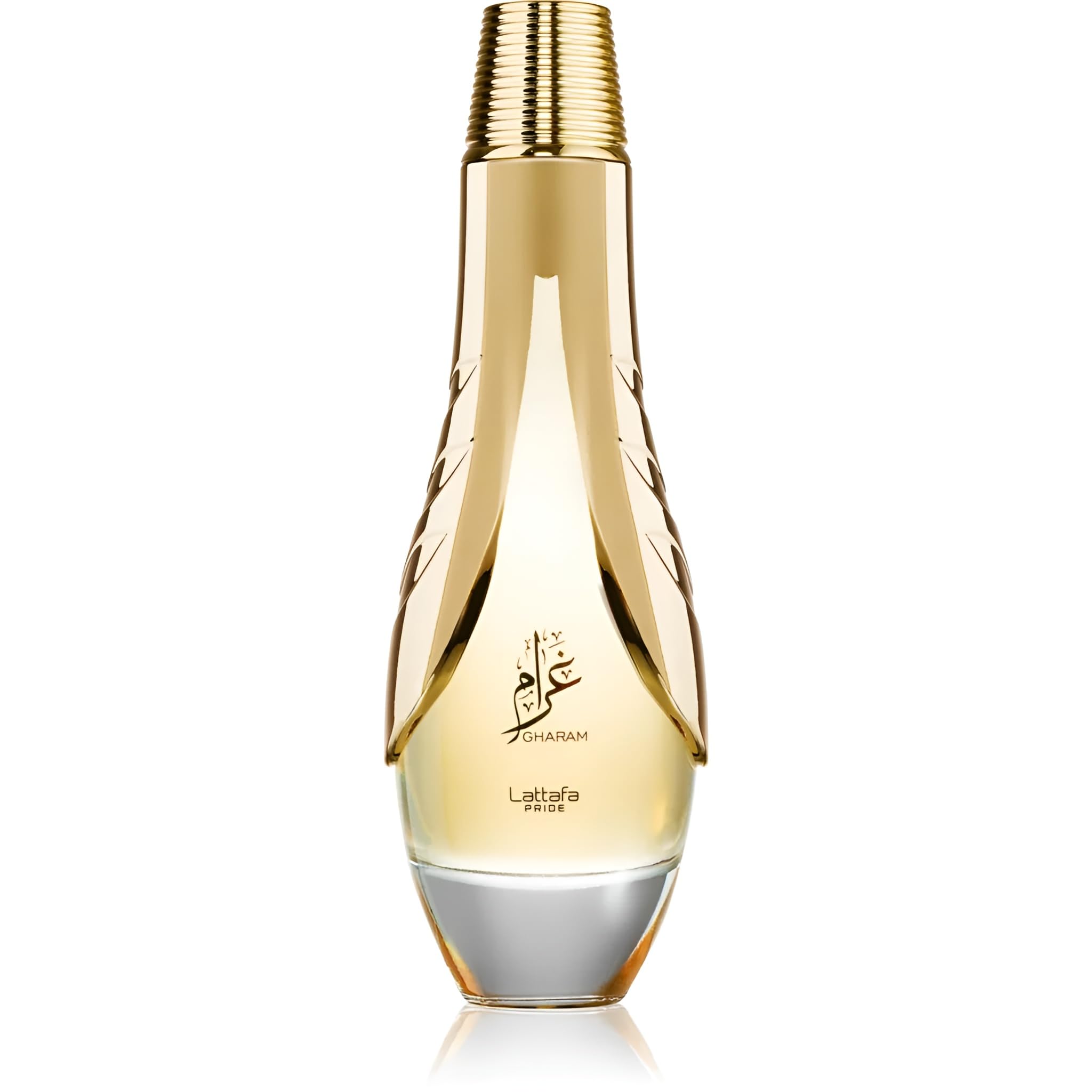 Lattafa Pride Gharam: frasco perfume elegante para ocasiones especiales.