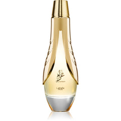 Lattafa Pride Gharam: frasco perfume elegante para ocasiones especiales.