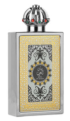 Lattafa Pride Rey de Arabia: botella elegante para uso diario y eventos.