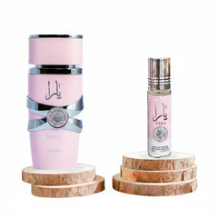 Lattafa Yara atomizador, spray de calidad para ocasiones especiales.