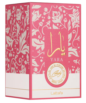 Lattafa Yara Candy uso-nocturno, crea una sensación envolvente y floral.