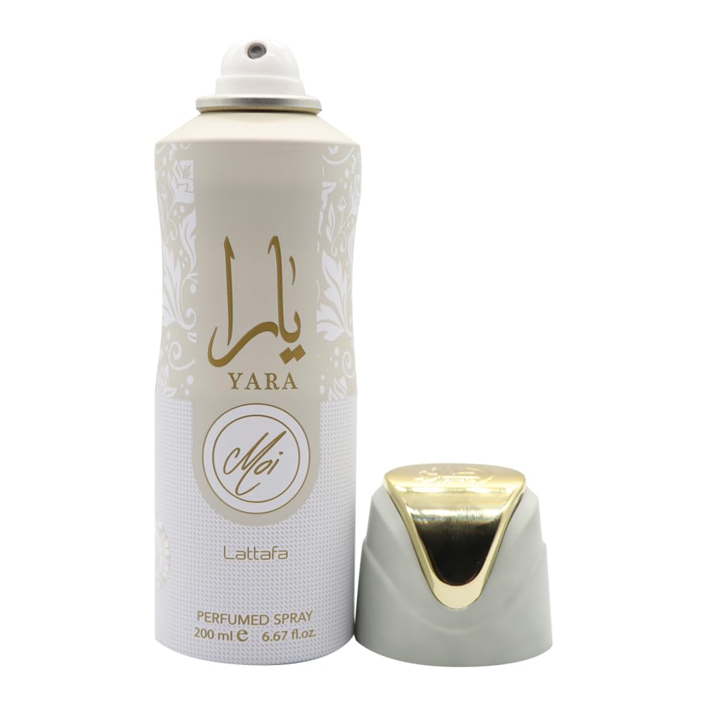 Lattafa Yara Moi, atomizador de lujo, aroma floral para ocasiones especiales.