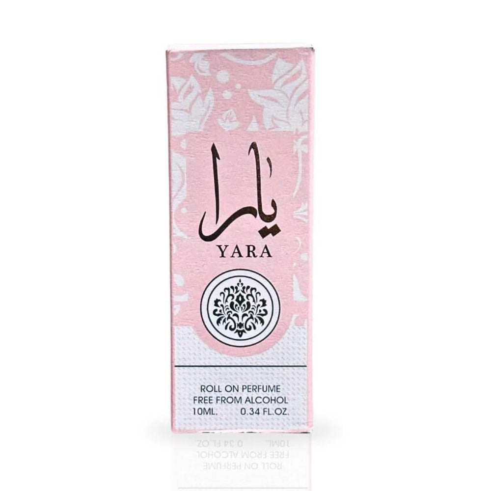 Lattafa Yara Roll-On con etiqueta de lujo para momentos especiales.