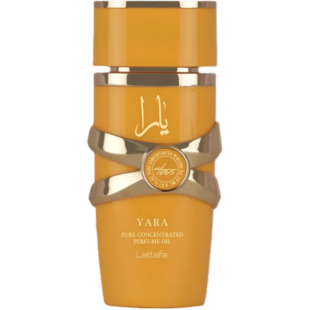 Lattafa Yara Tous: botella elegante, ideal para viaje.