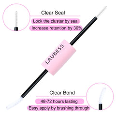 Adhesivo resistente e impermeable para pestañas de LAUBESS.