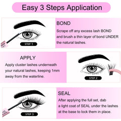 Aplicación precisa para extensiones de pestañas con LAUBESS.