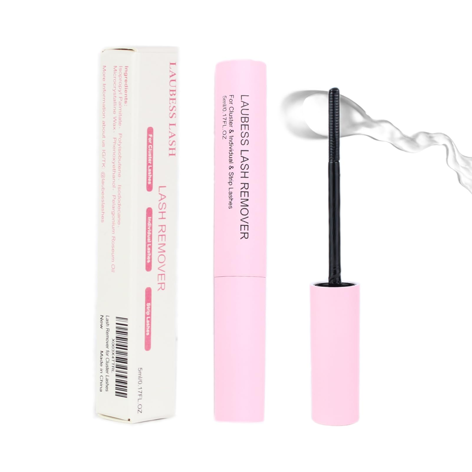 Experiencia de salón en casa con LAUBESS LASH Removedor
