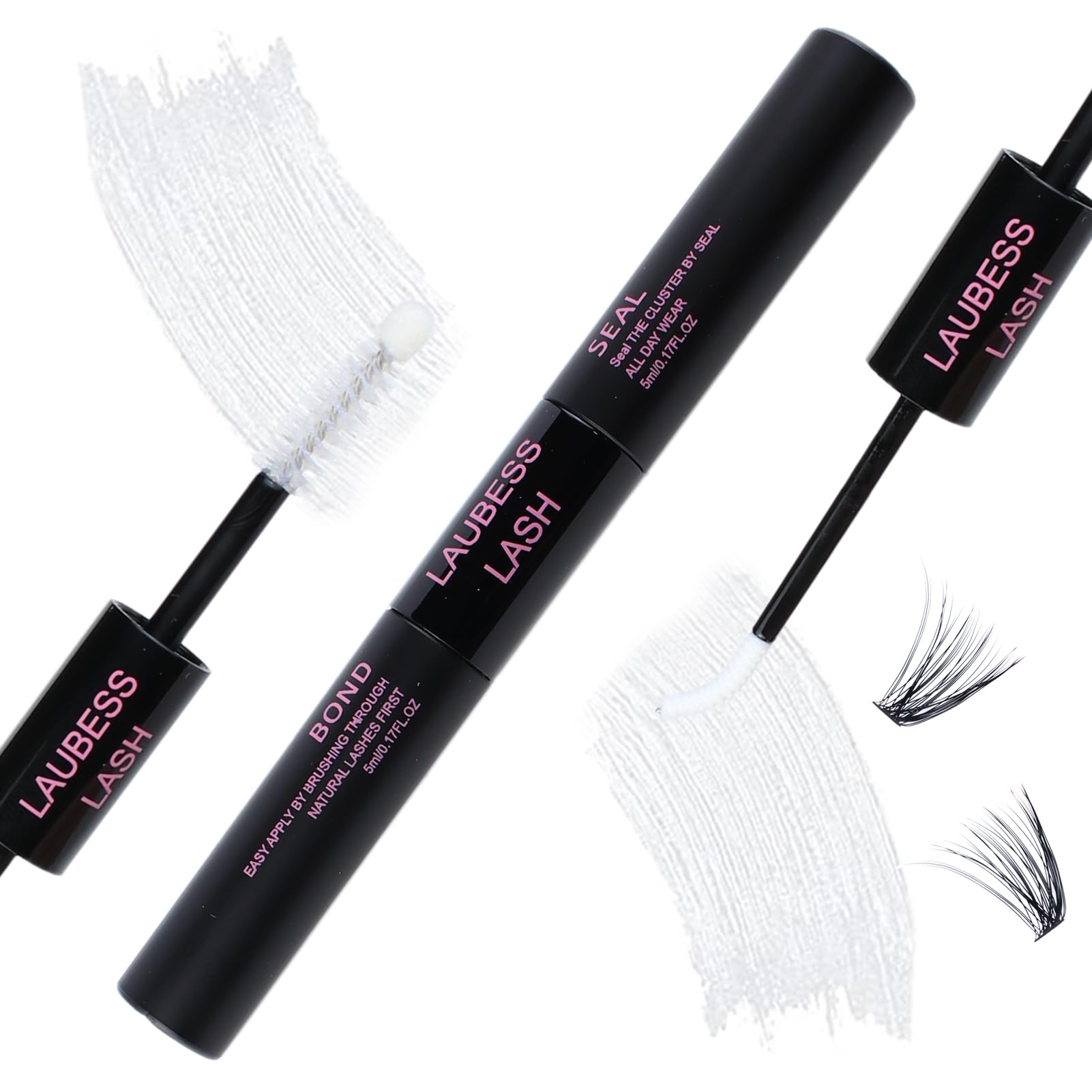 LAUBESS LASH adhesivo y sellador 10 ml en tubo doble para fijación duradera