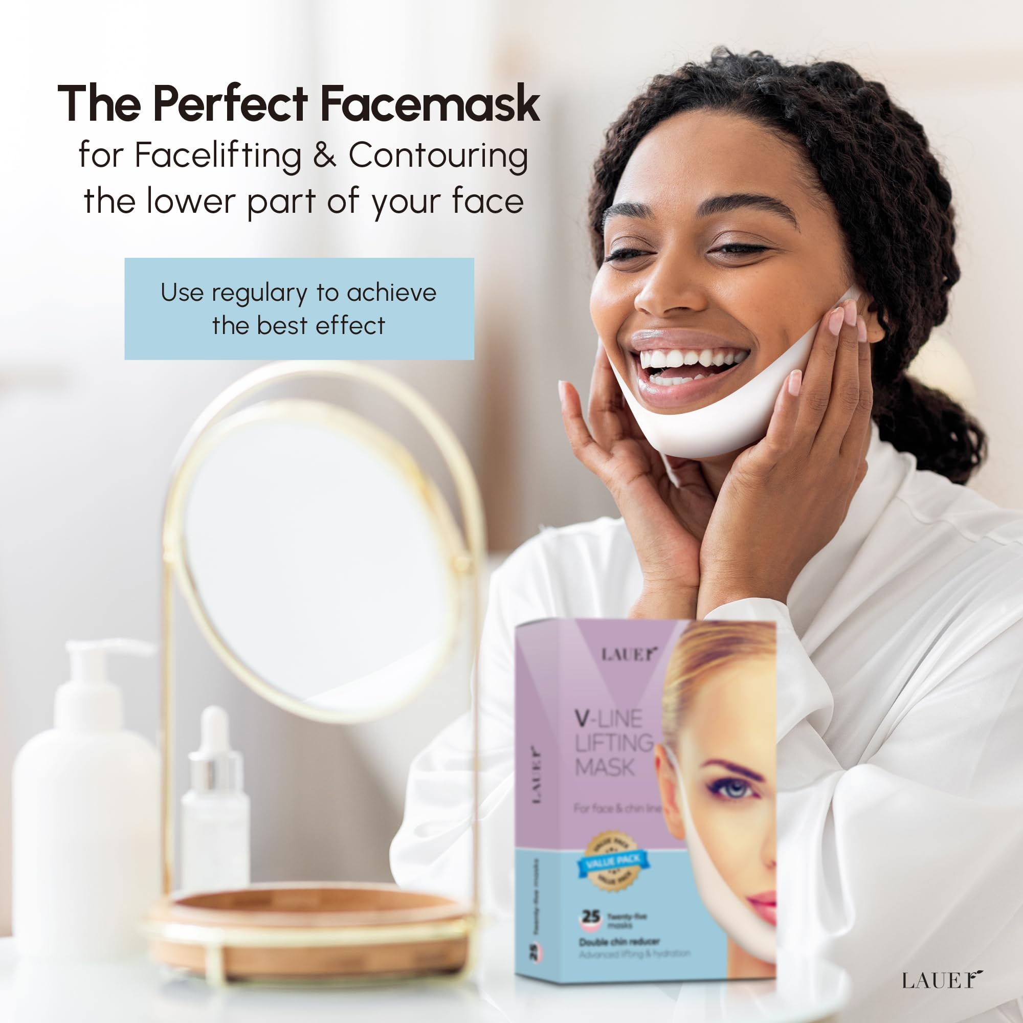 Lauer Cosmetic definición de la mandíbula con efecto lifting suave.